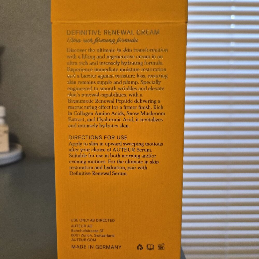 Auteur Definitive Renewal Cream 30ml - Picture 3 of 4